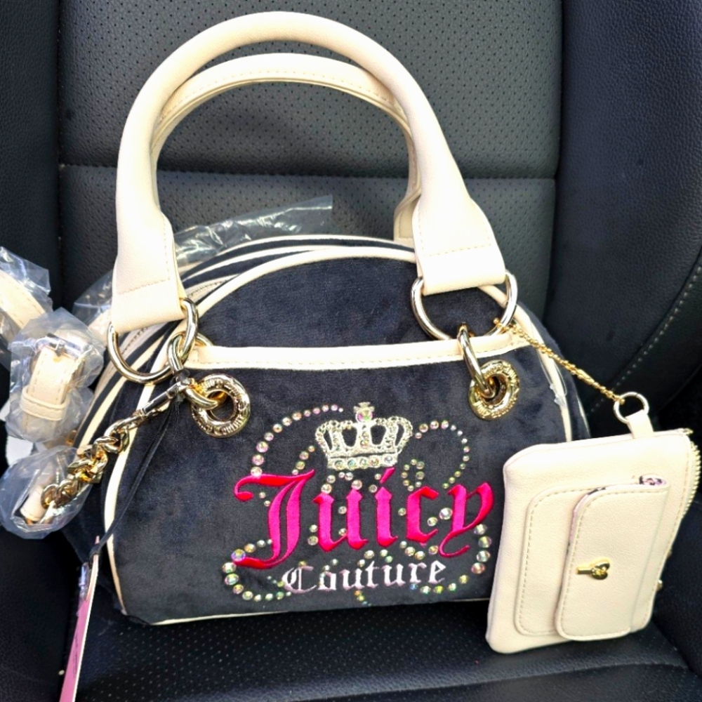 Juicy Couture Viral Dreamy Bowler Bag Satchel